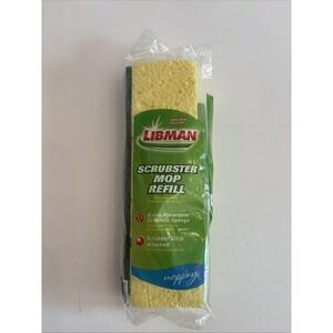 Libman Scrubster Mop Refill‎ Extra Absorbent Cellulose Sponge #00105 Fits #00105